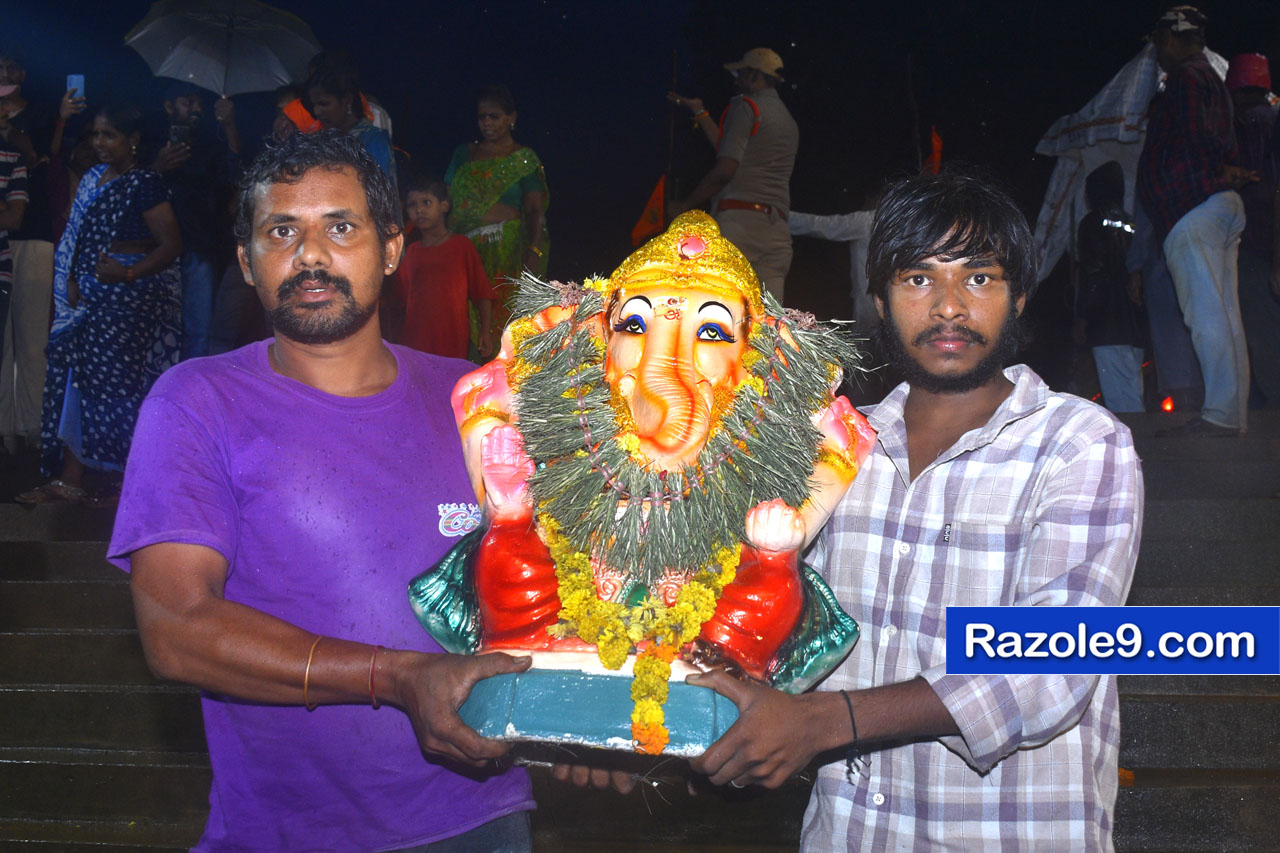 Razole Taluka Ganesh Nimajjanam